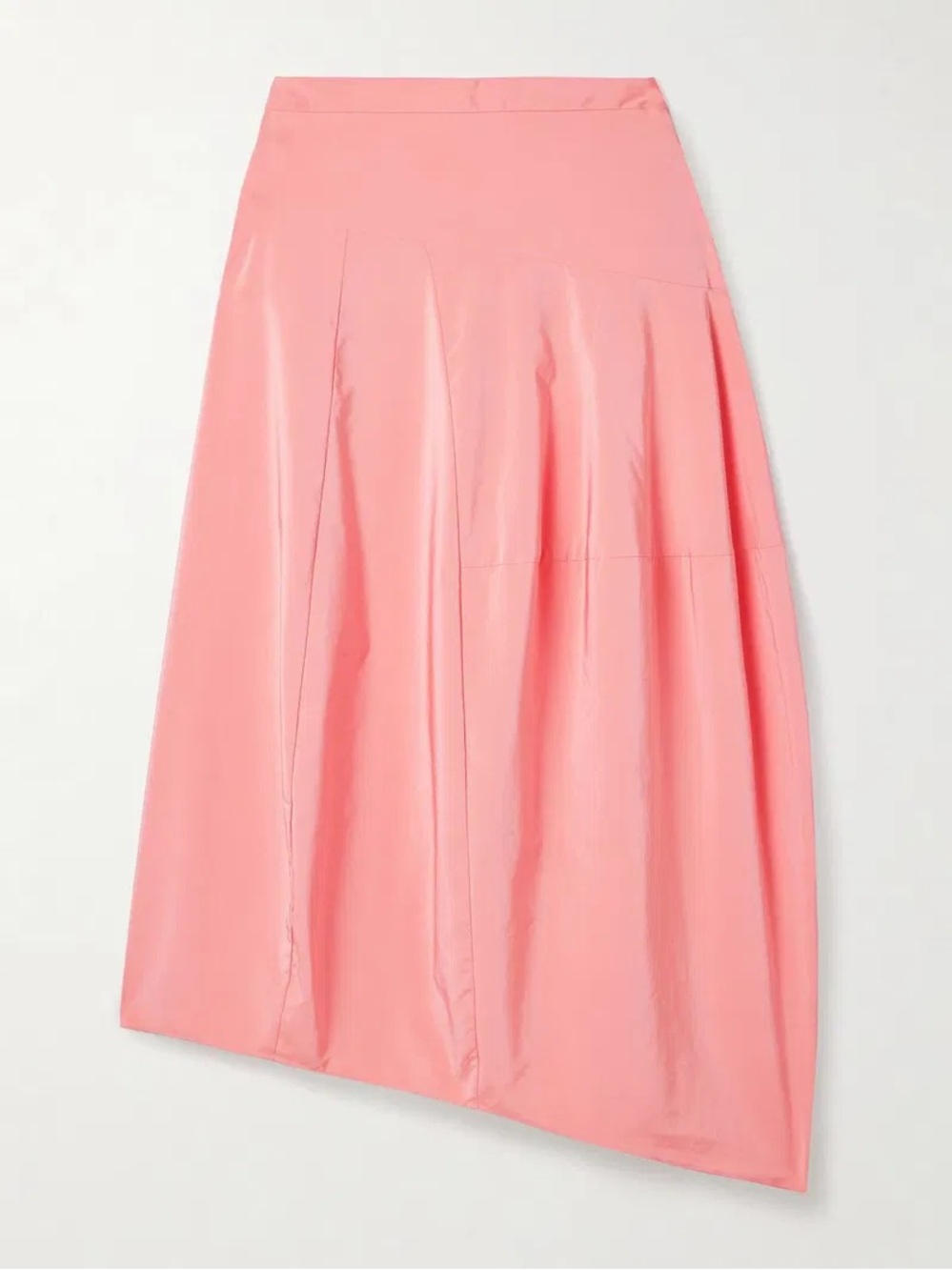 NWT - TIBI Nylon Asymmetrical Balloon Skirt in Pink - Picture 6 of 8